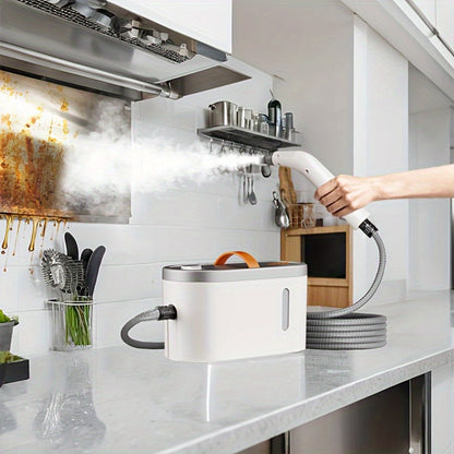Portable Steam Cleaner 1200W, 2.3Bar High-Pressure Handheld Steam Cleaner 15-Second Heat-Up, 750ML Tank