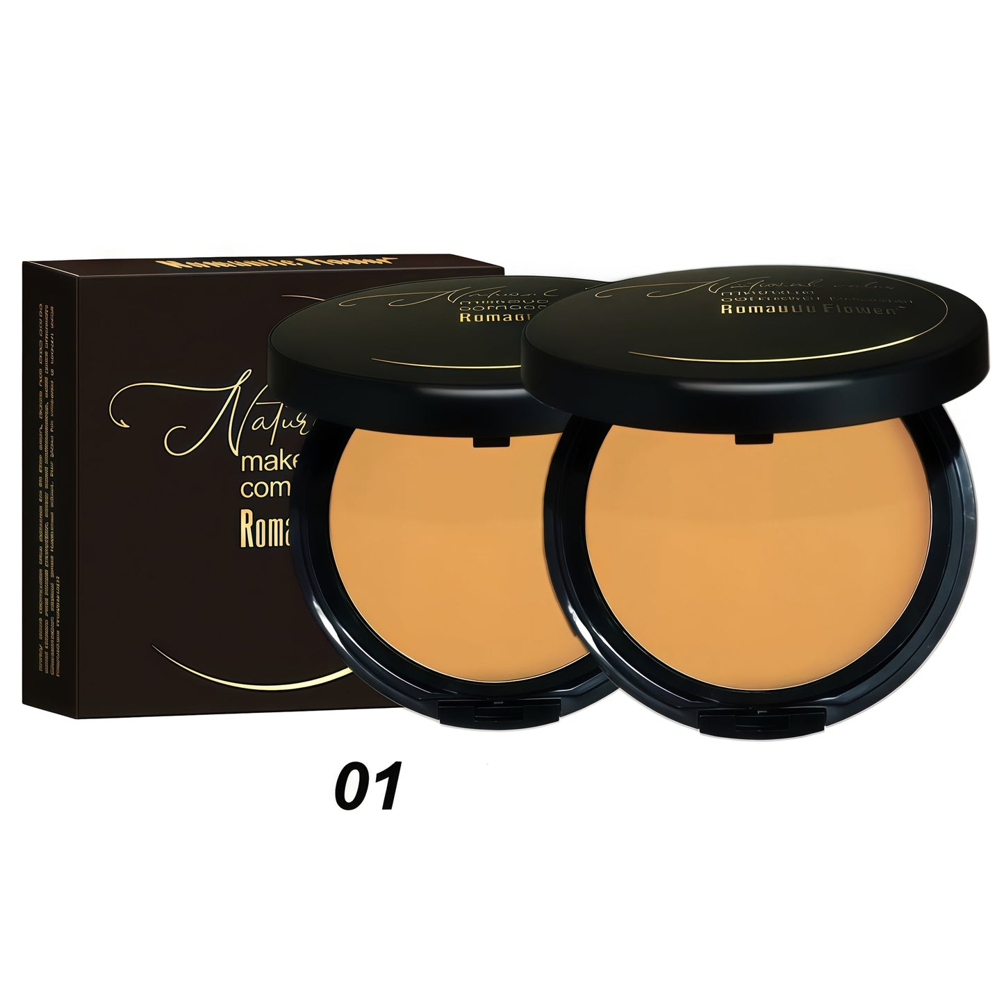 Matte Setting Powder Palette Waterproof Sweat-Proof Buildable Coverage with Squalane Formula
