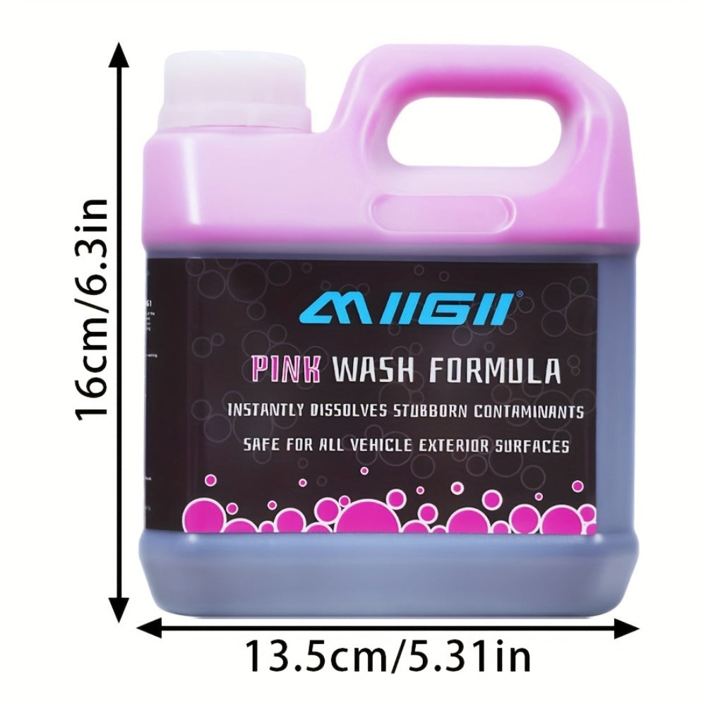 Pink Foam Pre-Wash Car Shampoo – Floral Scent Snow Foam Prewash Solution, Safe for Coatings & Paint | Foam Cannon
