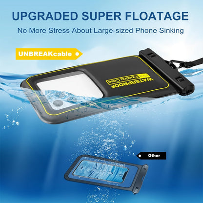 Buoyant Phone Dry Bag 2 Pack for iPhone 16 15 14 13 12 11 Pro Max Samsung Galaxy for Camping, Travel and Outdoor Use