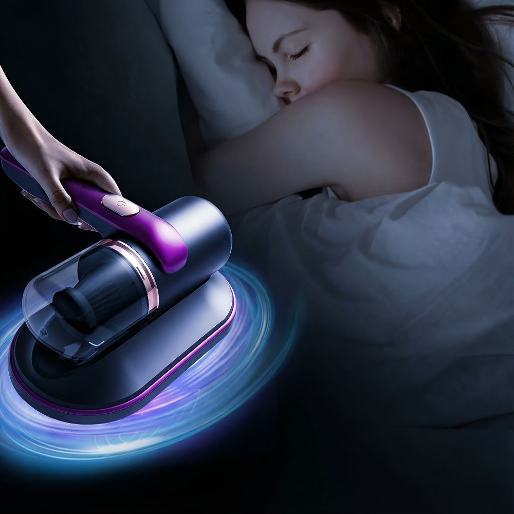 Handheld Mattress Vacuum Cleaner 12KPa, Portable Bed Vacuum with Deep Cleaning, Low Noise, Allergen & Dust Mite Removal for Mattress