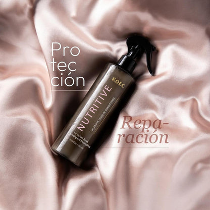 Leave-In Conditioner Spray 2 Bottles 13.53oz Detangler with Snail Serum Anti-Frizz Deep Conditioning Shine-Boosting Moisturizing for Curly
