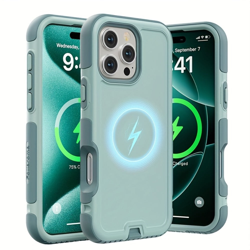3-Layer Warrior Armor iPhone Case Full Body Shockproof Drop Protection Lining Built-In Dust Plug for an Everyday Personal Care Routine