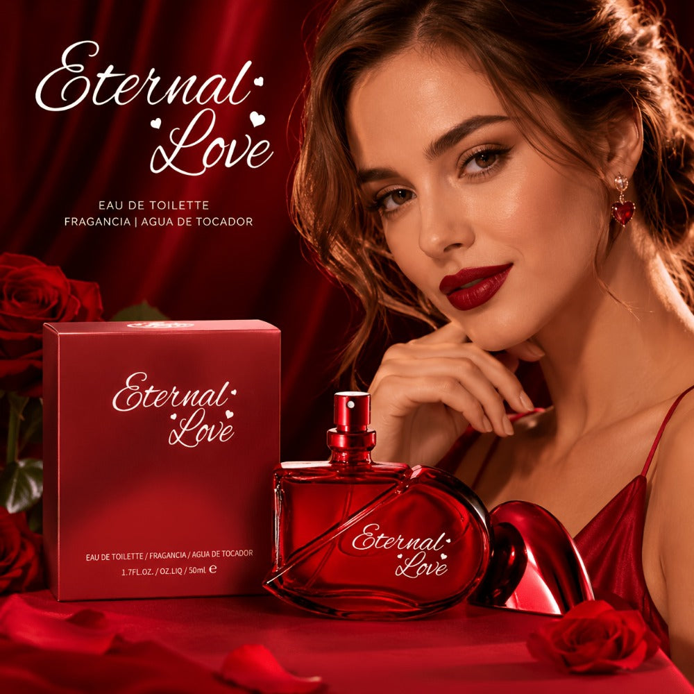 Perfume for Women Love Floral EDP in Sculptural Red Bottle with Fresh Romantic Scent Profile
