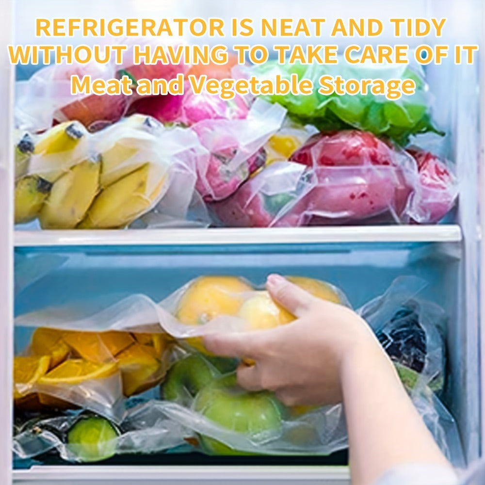 Vacuum Sealer Bags Rolls Diamond Textured Food Saver Bags for Vacuum Sealer Machine for Home Cooking, Dining and Outdoor Meals