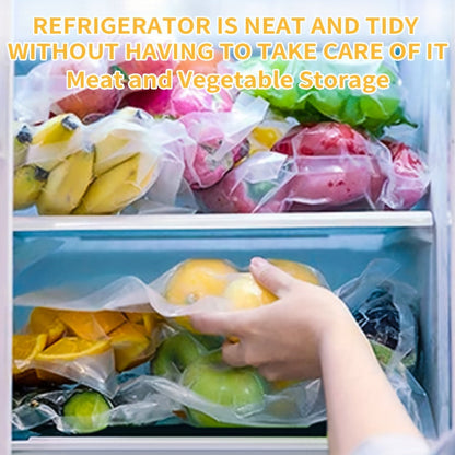 Vacuum Sealer Bags Rolls Diamond Textured Food Saver Bags for Vacuum Sealer Machine for Home Cooking, Dining and Outdoor Meals