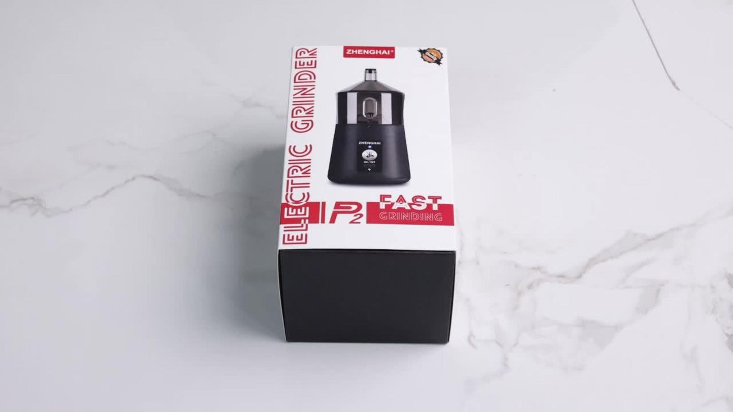 Electric Herb Grinder 150W USB-C Rechargeable - Dual Mode Pulse & Auto, Fast Grinding Dry Spices & Herbs