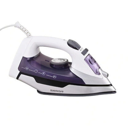 Steam Clothes Iron with Ceramic Coated Soleplate – Precision Thermostat, 3-Way Auto-Off, Self-Cleaning, Anti-Calcium & Anti-Drip