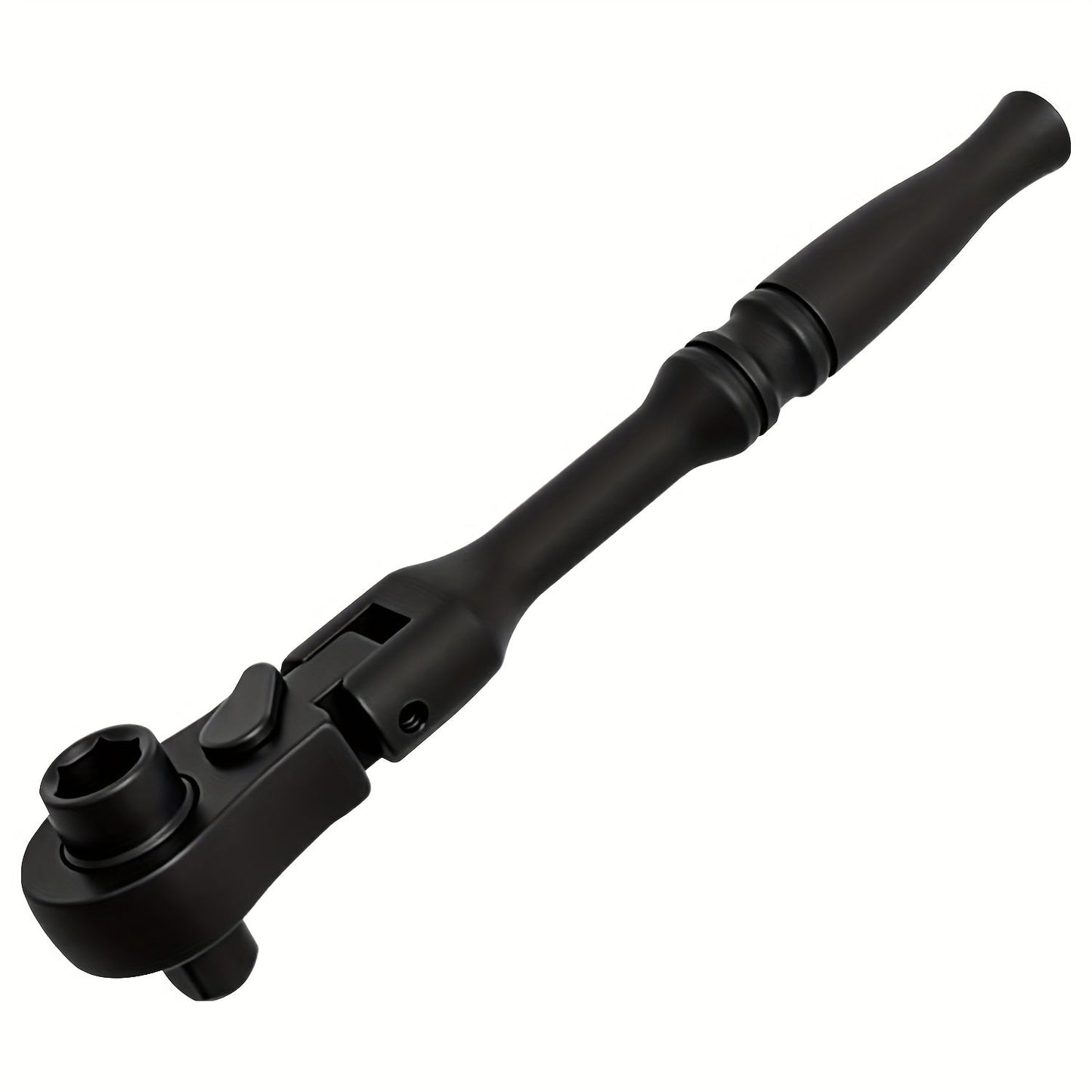 Swivel Head Ratchet Wrench Set – Spring-Loaded Flex Head 1/4" 3/8" 1/2" Drive with Extension Bar, Single or Multi-Pack for Auto & Mechanical