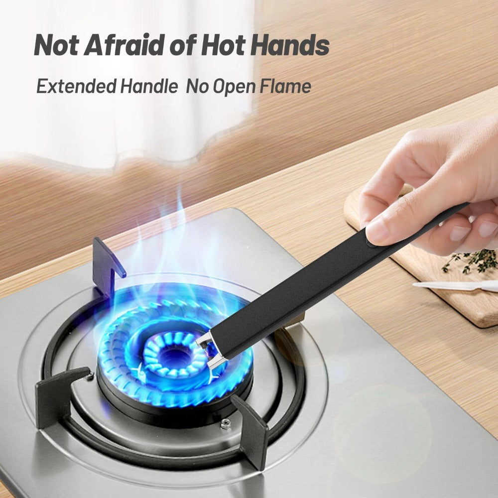 Two-Piece Electric Arc Candle Lighter Set in Black or Rose Gold with USB-C Charging Cables