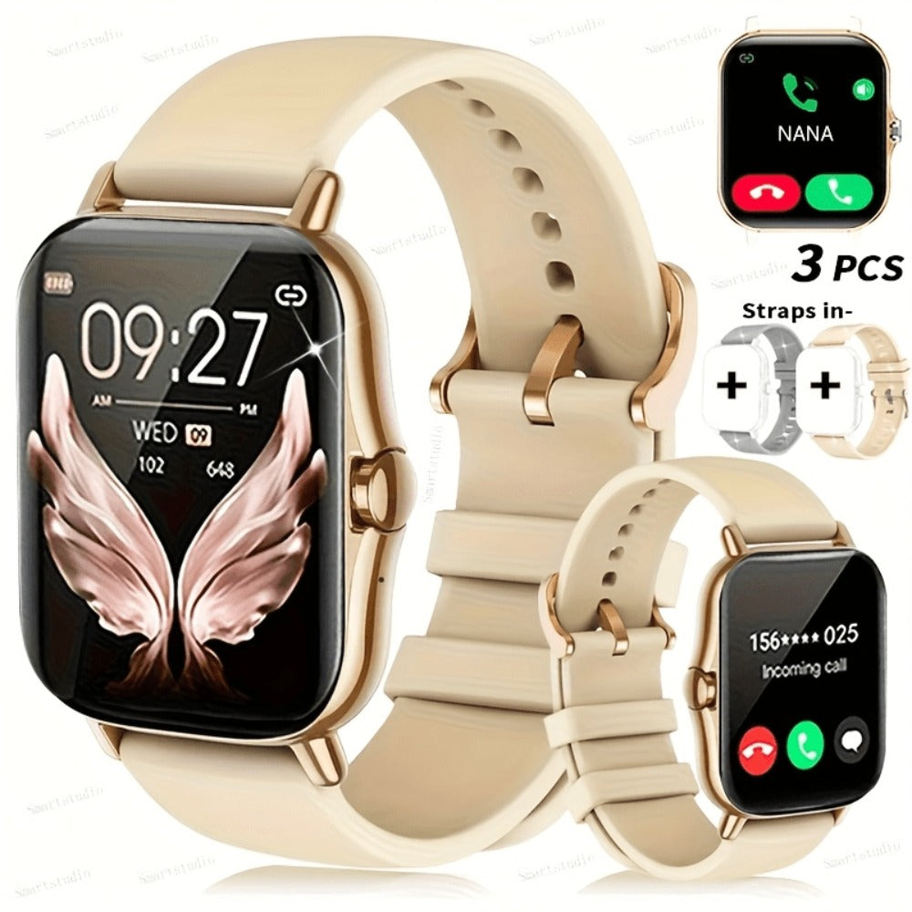 Smartwatch Unisex GPS 1.83" Full Touch – Wireless Calling, Music Playback, Remote Camera Control, Multi-Sport Fitness Tracker, Message