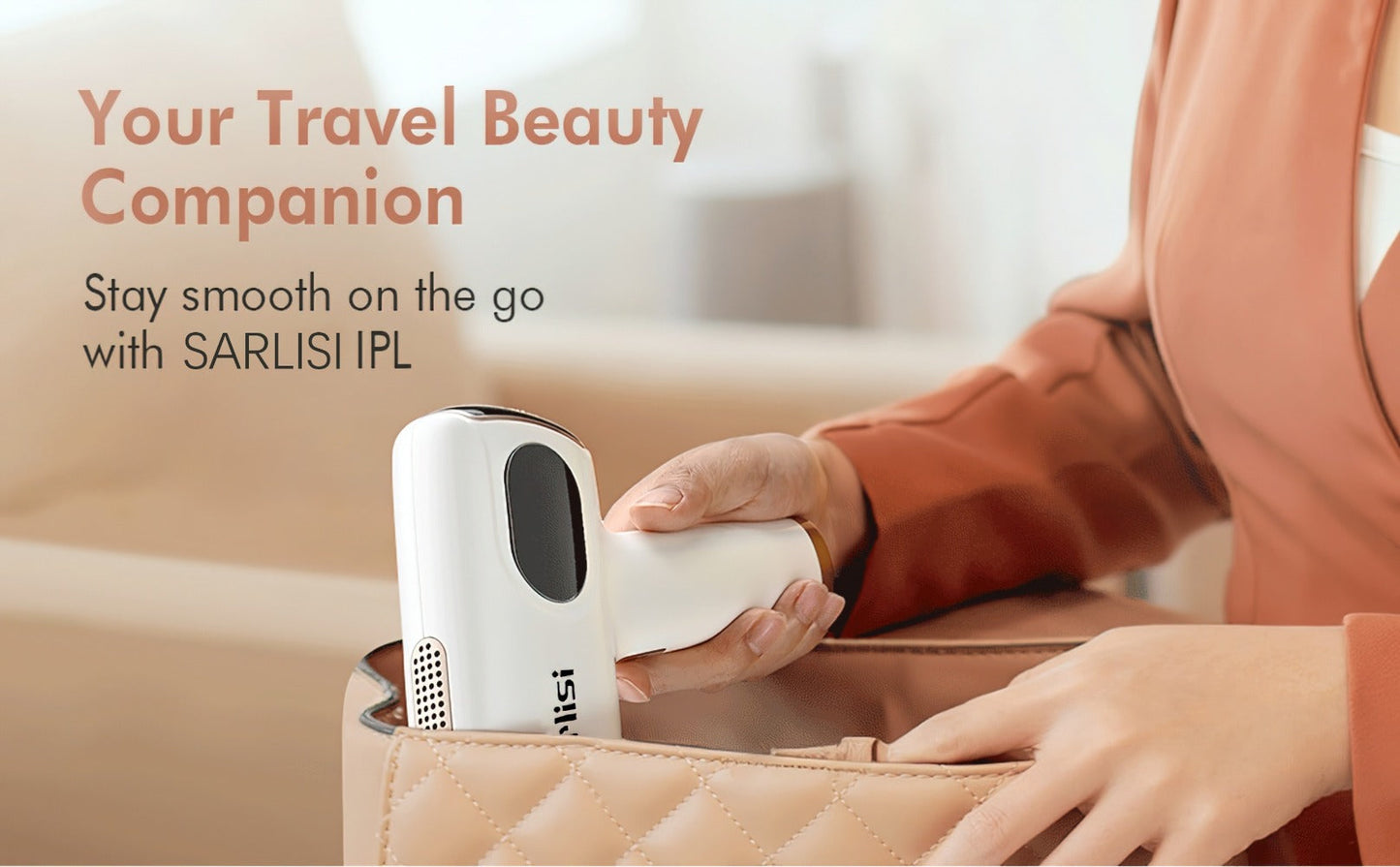 Sarisili AI01 IPL Hair Removal Device with Nine Intensity Levels, Manual and Auto Flash Modes and Display