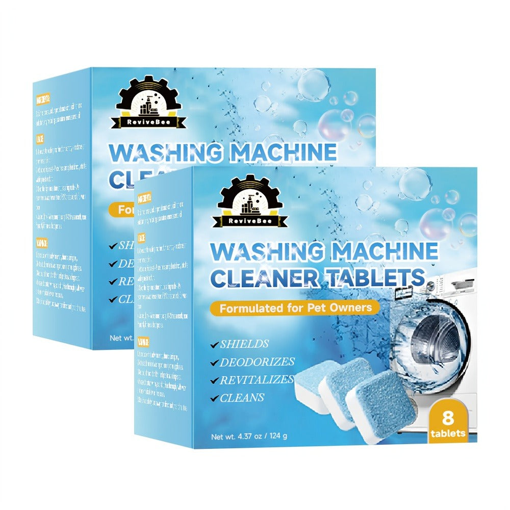 Washing Machine Cleaner Tablets Deep Cleaning Descaler for HE Front Loader Top Load Washer for Entryways, Bedrooms and Living Spaces