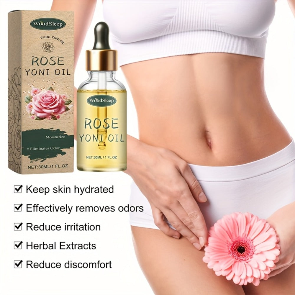 Feminine Care Oil with Rosehip Oil 30ml, Gentle Intimate Care Oil Mild Non-Irritating Formula
