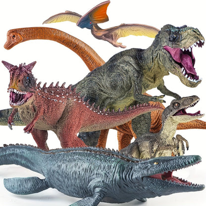 Jumbo Dinosaur Toys Set of 6, Realistic Large Dinosaur Figures for Kids, Dino World Playset for Boys & Girls Ages 3+