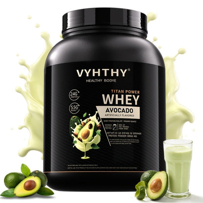 Whey Protein Powder Isolated & Hydrolyzed Blend with BCAAs, Low Carb Sports Nutrition Shake for Women