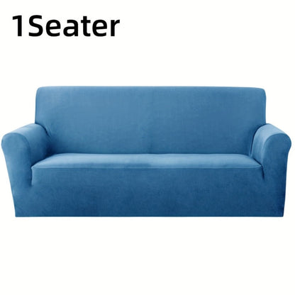 Sofa Cover Elastic Stretch Slipcover for 1, 2, 3 or 4-Seater Sofas in Seven Solid Colors with Model-Specific Size and Color Options