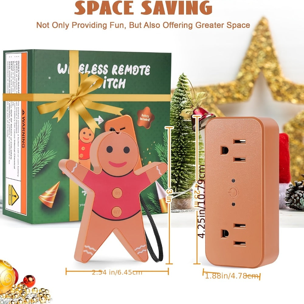Christmas Tree Remote Control Socket with Built-in Music Function for an Everyday Personal Care Routine