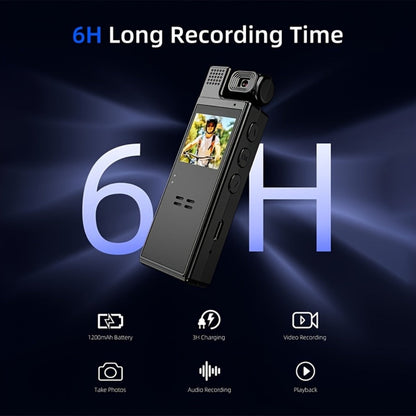 1080P HD Pocket Camcorder with 180° Rotatable Lens, Handheld Body Camera, USB Charging, Compact Smart Recorder for Travel