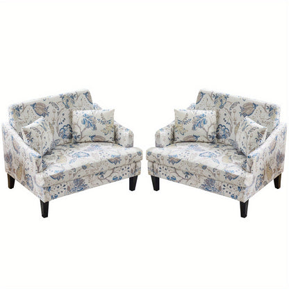 Accent Chair shown in the Blue Floral, Set Of 2 option
