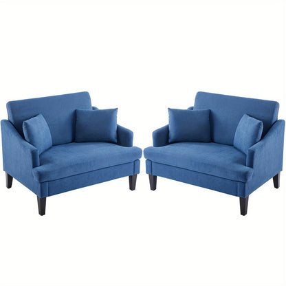 Accent Chair shown in the Blue, Set Of 2 option