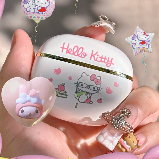 Wireless Earbuds Hello Kitty, Kuromi or Cinnamoroll Designs with Bluetooth 5.0 and Power Display