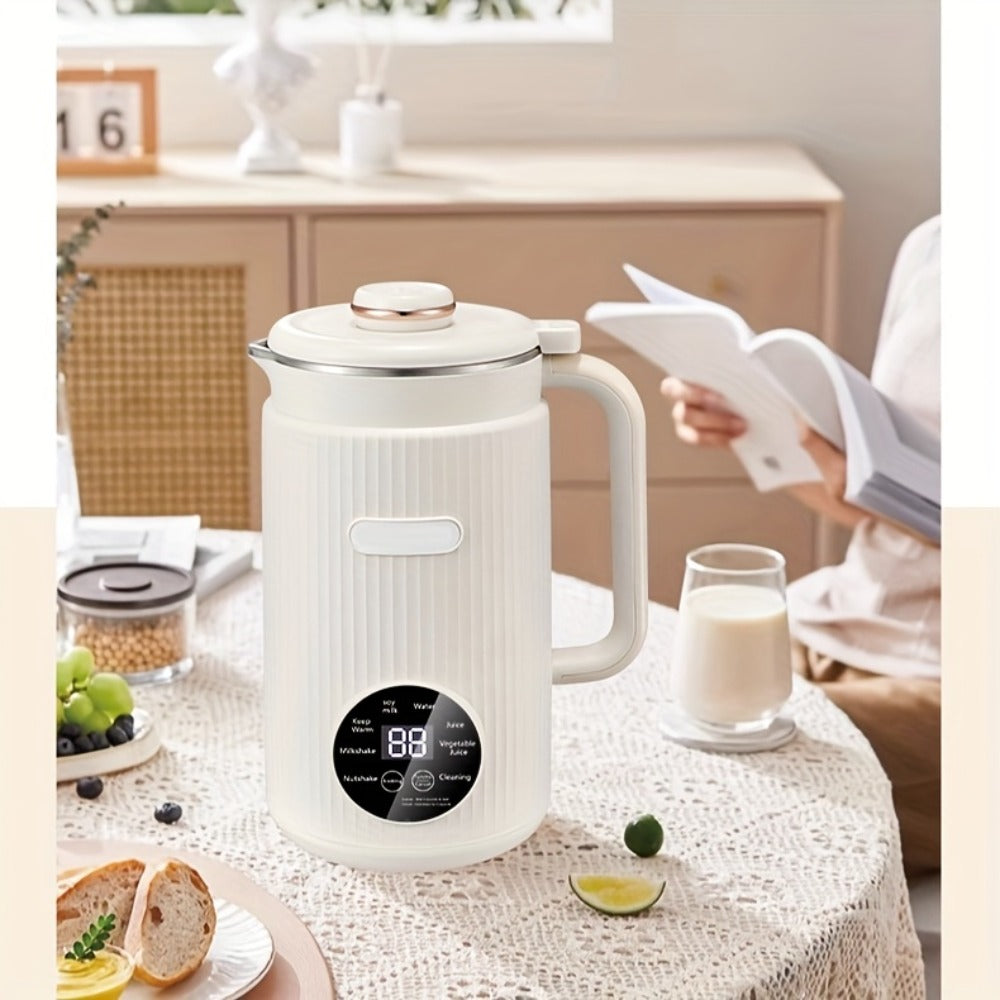 8-in-1 Nut Milk Maker 35oz 8-Blade - Almond Oat Soy Coconut Plant-Based Milk Machine for Entryways, Bedrooms and Living Spaces