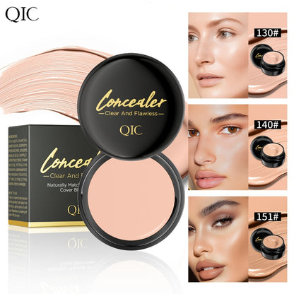 Concealer Cream Set 2pcs Full Coverage – Waterproof Matte Finish, Plant-Based Squalane, Buildable Coverage for Dark Spots