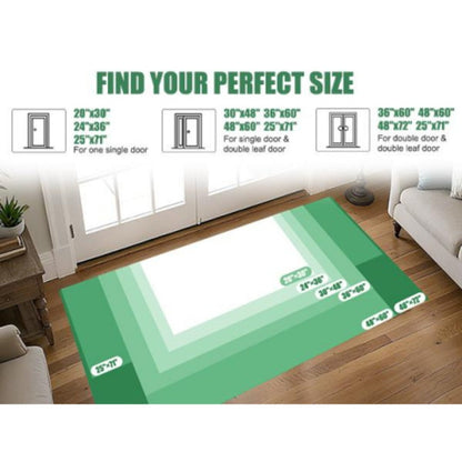 Chenille Doormat Absorbent Non-Slip Washable Indoor Outdoor Mat – Soft Shaggy Entryway Rug for Muddy Paws