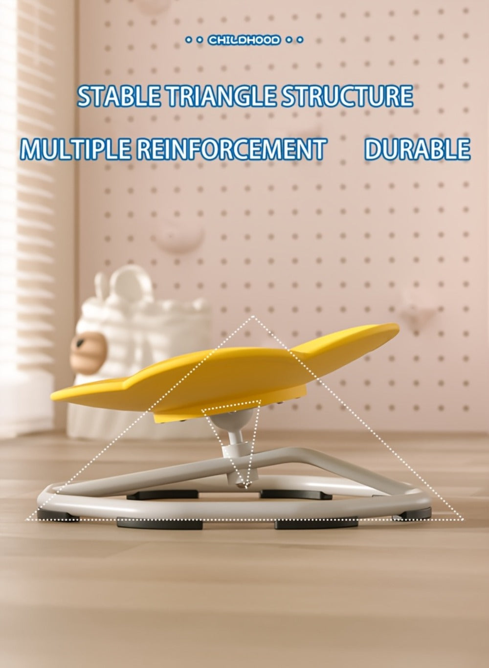 Sensory Spinning Chair for Kids with Autism & ADHD, Ages 3-18, Swivel Sit and Spin Chair to Improve Focus & Body Balance