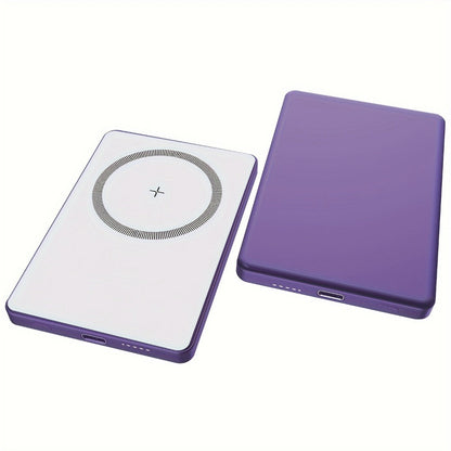 MagSafe Compatible Magnetic Power Bank 5000mAh Ultra Slim 20W Fast Charging, Portable Charger for iPhone 17 16 15 14 13 12