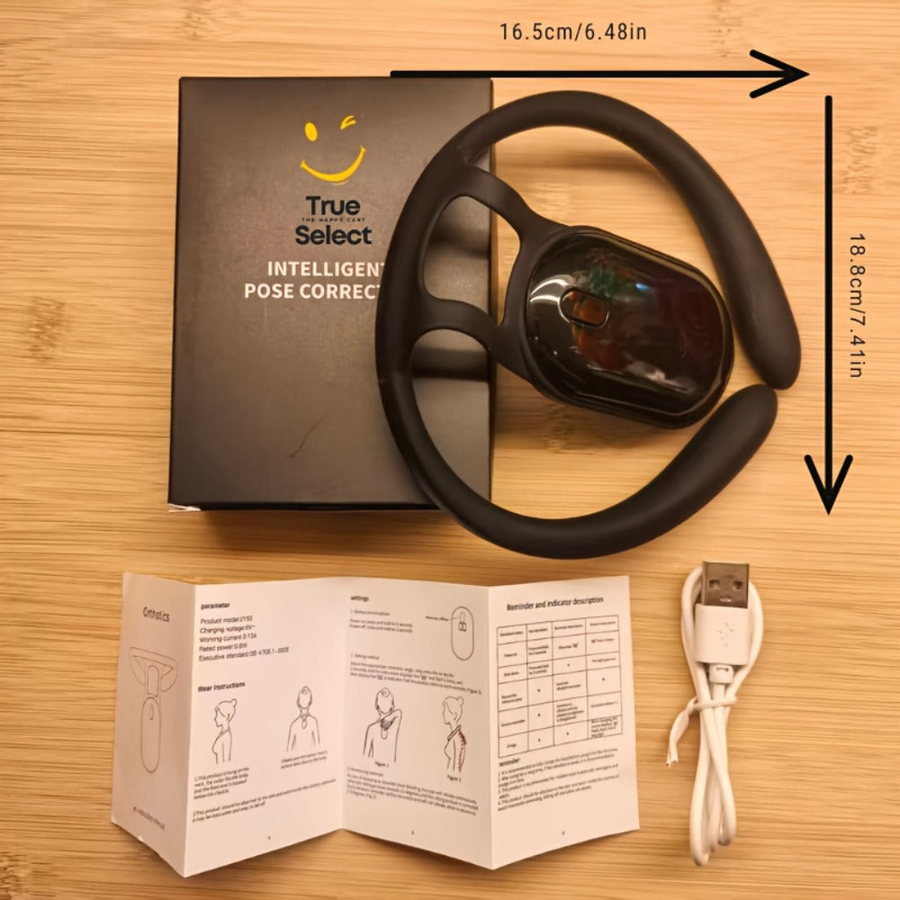 Posture Corrector Smart Vibration Reminder 1pc or 2pcs - Auto-Sensing 25° Slouch Alert for Entryways, Bedrooms and Living Spaces
