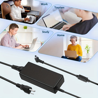 Universal DC Power Adapter 19V 3.42A 65W – ALITOVE Laptop Charger & Monitor Power Supply with 9 Interchangeable Tips