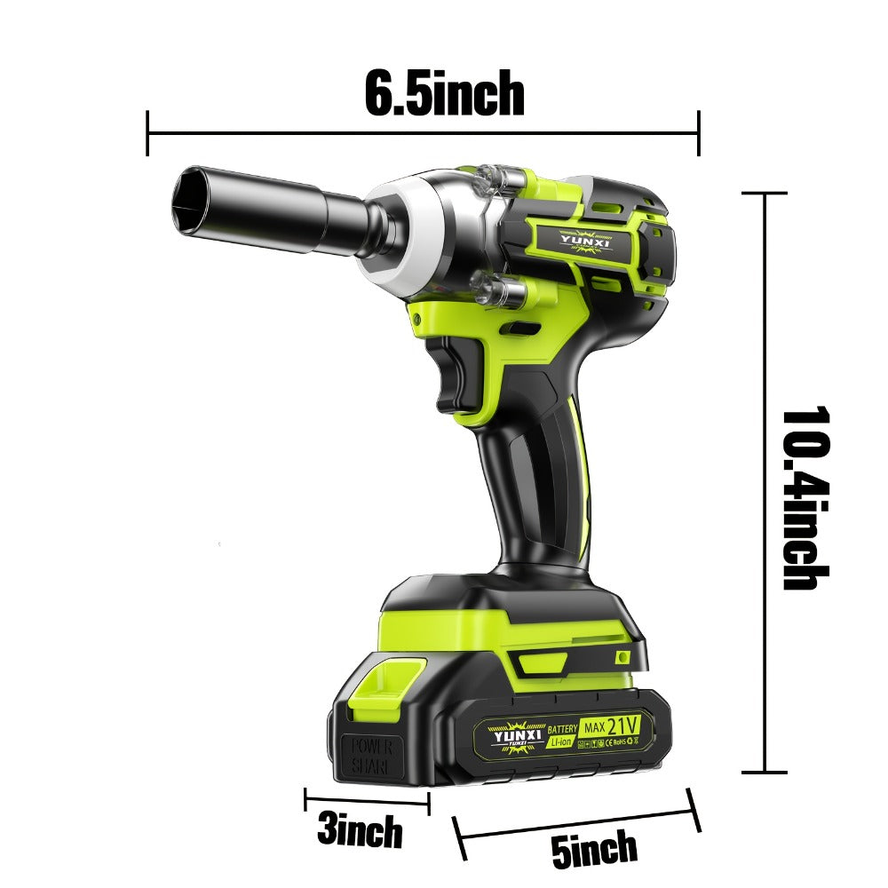 Cordless Impact Wrench Brushless Motor 3-in-1 High Torque, Rechargeable Battery, Design, Variable Speed