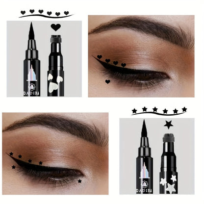 Waterproof Eyeliner Pen Set 6pcs Double-Ended Liquid Eyeliner Kit, Smudge-Proof, Oil-Proof, Precision Eye Liner Pencil for Women