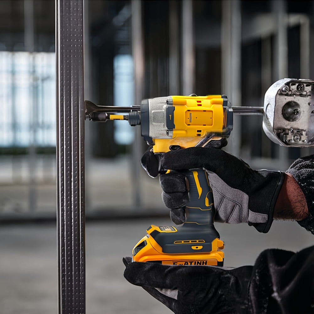 Cordless Impact Driver 1/4" Compatible with DeWalt 20V Battery, 0-2800 RPM Electric Impact Screwdriver with LED Indicator Light