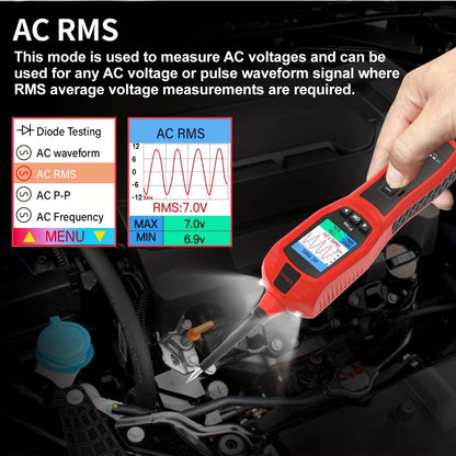 Automotive Circuit Tester P180 Multimeter, Breakpoint Localization Battery Diagnosis AC DC Voltage Fuel Injector Tester 6-30V