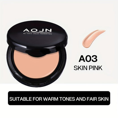 24H Oil Control Foundation Powder 3 Shades, Full Coverage Waterproof Matte Pressed Powder, for Makeup, Travel and Everyday Vanity Use