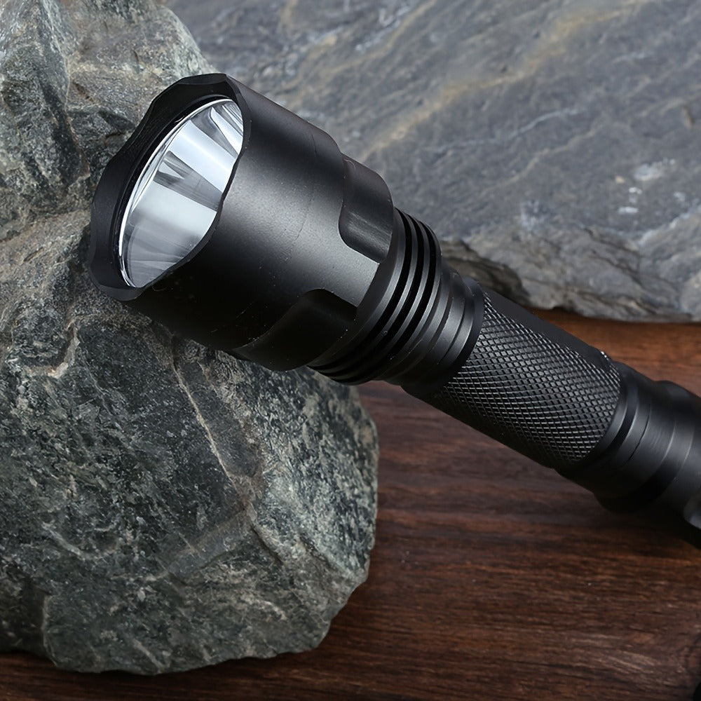 Flashlight Red, Green or White Hunting Light with Remote Switch, 18650 Battery and Mount Options