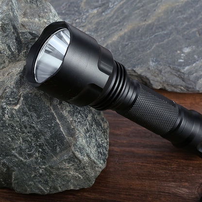 Flashlight Red, Green or White Hunting Light with Remote Switch, 18650 Battery and Mount Options