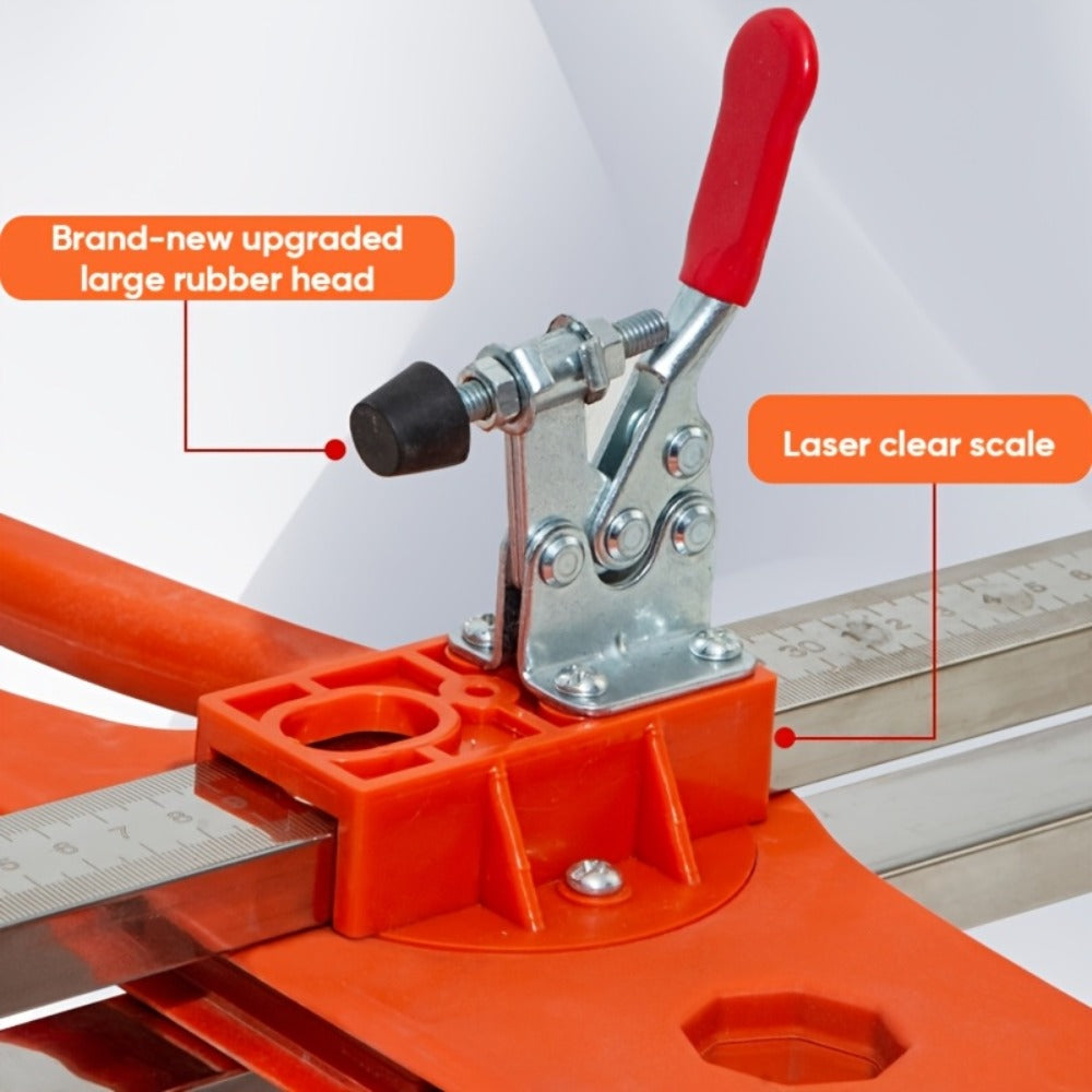 Drywall Scoring Knife 23-Wheel Foldable Gypsum Board Cutter with Adjustable Guide & Handle