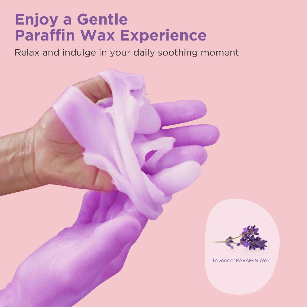 Paraffin Wax Warmer Kit 3000ml Touchscreen for Hands & Feet – Includes 6 Packs Refill Wax, Hot Wax Spa Bath for Arthritis Pain Relief & Deep