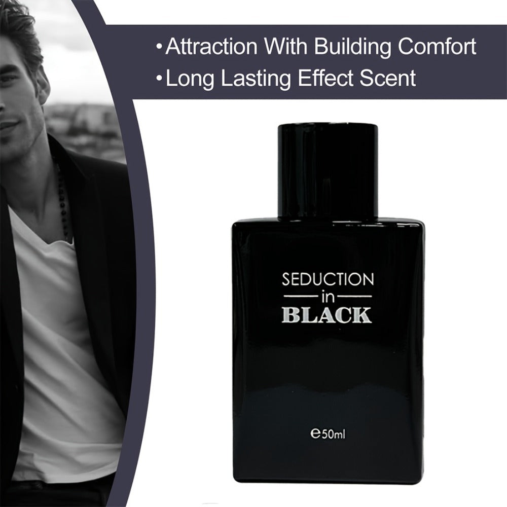 Woody Cologne for Men Long Lasting Eau de Toilette 50ml Propylene-Free Masculine EDT Spray Sensitive Skin Safe Daily Dates Gym Travel Office