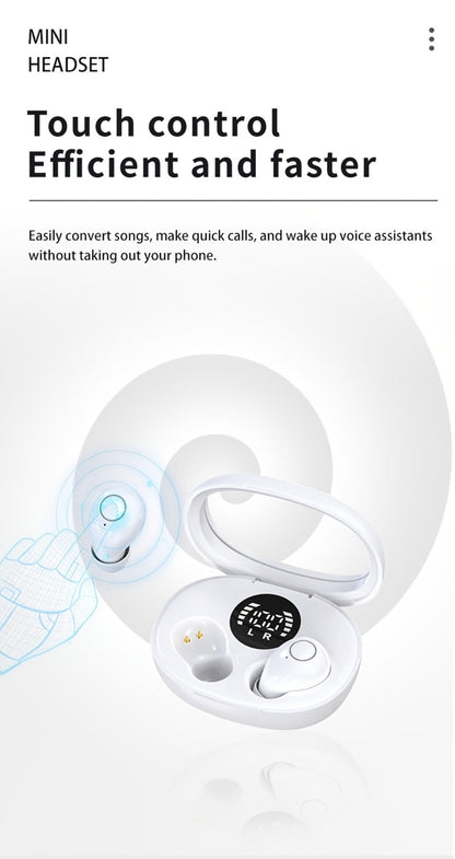 Invisible Sleep Earbuds Bluetooth 5.4 Mini Ultra Compact True Wireless for an Everyday Personal Care Routine