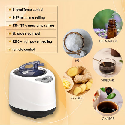 Portable Sauna, Steam Sauna Tent Home Spa Gym Yoga Detox Relaxation for Garden, Patio and Yard Use