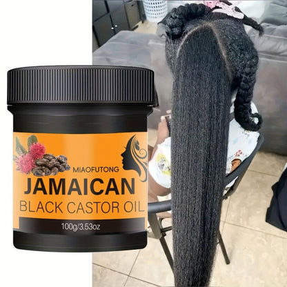 Black Castor Oil Hair Milk 5pcs, 100% Jamaica Pure Cold-Pressed Castor Oil Leave-In for Curly, Coily & Textured Hair