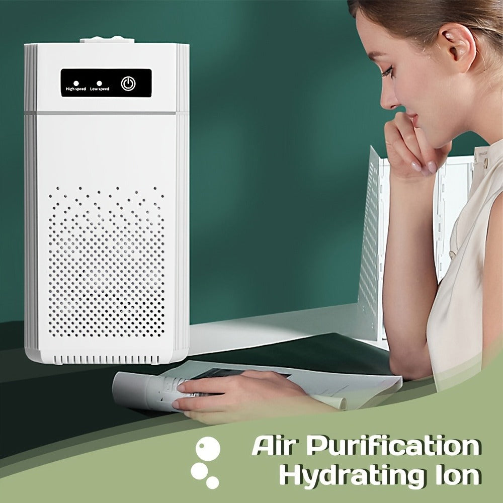 Air Purifier with HEPA Filter, 1291 Sq Ft Coverage, 34dB Mode, Three Speeds, USB Power and Aroma Tray