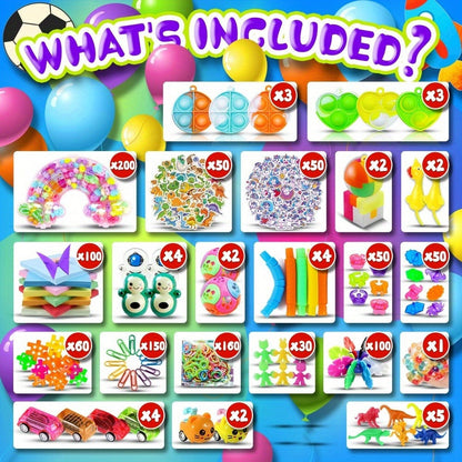 Bulk Fidget Toy Assortment with 1, 000 Pieces in Style A, JYS-1000 or MHX-1000 Checkout Sets