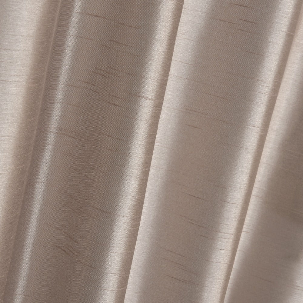 Three-Piece Faux Silk Window Curtain Set with Rod-Pocket Valance, Two 26 x 36-Inch Tiers and Eleven Colors