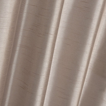 Three-Piece Faux Silk Window Curtain Set with Rod-Pocket Valance, Two 26 x 36-Inch Tiers and Eleven Colors